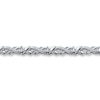 Thumbnail Image 1 of Previously Owned Infinity Bracelet 1/20 ct tw Round-cut Diamonds Sterling Silver 7.25"