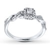 Thumbnail Image 1 of Previously Owned Diamond Ring 1/6 ct tw Round-cut Sterling Silver