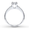 Thumbnail Image 2 of Previously Owned Diamond Engagement Ring 1 Carat tw Princess-cut 14K White Gold