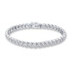 Thumbnail Image 1 of Previously Owned Diamond Bracelet 3/8 ct tw Round-cut Sterling Silver 7.75"