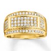 Previously Owned Men's Diamond Band 1 ct tw 10K Yellow Gold