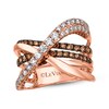 Thumbnail Image 1 of Previously Owned Le Vian Chocolate Diamond Ring 1-1/5 ct tw 14K Strawberry Gold