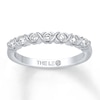 Thumbnail Image 1 of Previously Owned THE LEO Diamond Band 1/3 ct tw Round-cut 14K White Gold Size 4