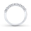 Thumbnail Image 2 of Previously Owned THE LEO Diamond Band 1/3 ct tw Round-cut 14K White Gold Size 4