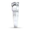 Thumbnail Image 3 of Previously Owned Men's Diamond Band 1/4 ct tw Round-cut 10K White Gold Size 10