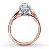Thumbnail Image 2 of Previously Owned Diamond Engagement Ring 3/4 ct tw Round-cut 14K Two-Tone Gold - Size 9.75