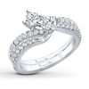 Previously Owned Ever Us Diamond Band 1/5 ct tw Round-cut 14K White Gold
