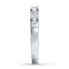 Thumbnail Image 3 of Previously Owned Diamond Wedding Band 1/3 ct tw Princess & Baguette-cut 14K White Gold