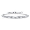 Thumbnail Image 1 of Previously Owned Bolo Bracelet 1 ct tw Diamonds 14K White Gold 9.5"