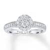 Thumbnail Image 0 of Previously Owned THE LEO Diamond Ring 3/4 ct tw Round-cut 14K White Gold