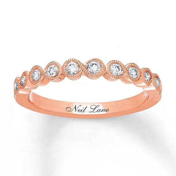 Previously Owned Neil Lane Diamond Anniversary Band 1/5 ct tw Round-cut14K Rose Gold