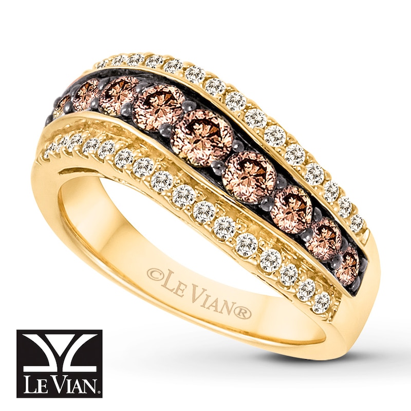 Main Image 1 of Previously Owned Le Vian Ring 1-1/6 ct tw Diamonds 14K Honey Gold