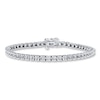 Thumbnail Image 1 of Previously Owned Diamond Bracelet 1/2 ct tw Round-cut 10K White Gold 7.25"