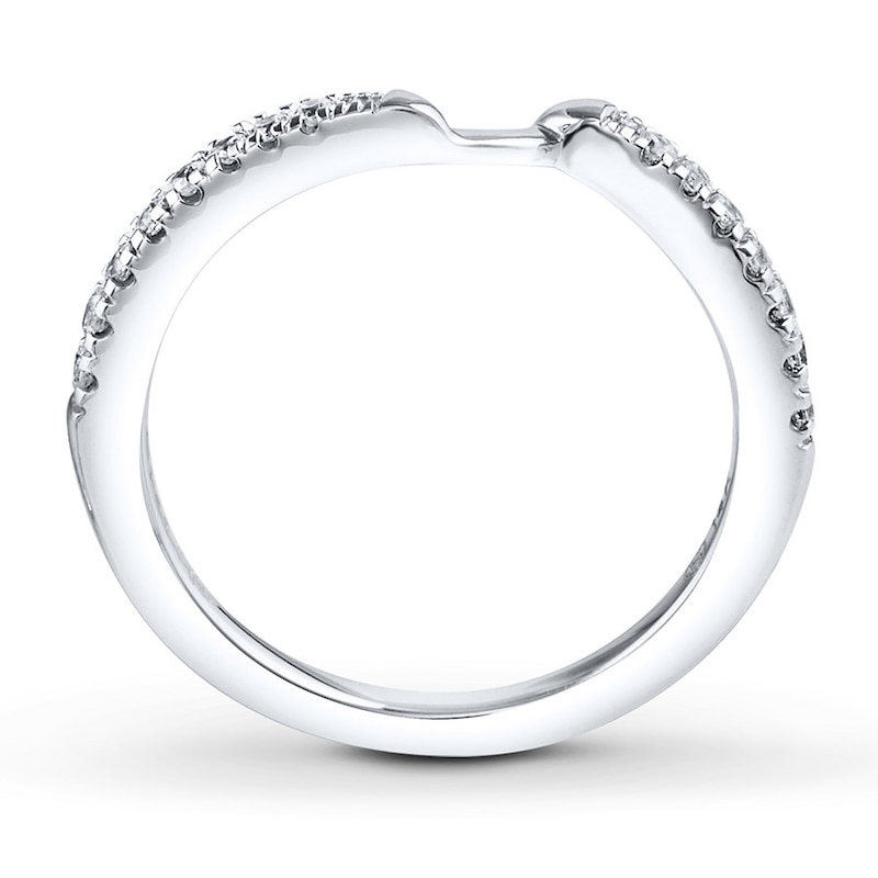 Main Image 3 of Previously Owned Ever Us Diamond Band 1/5 ct tw Round-cut 14K White Gold