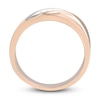 Thumbnail Image 2 of Previously Owned Men's Diamond Wedding Band 1/15 ct tw Round-cut 10K Rose Gold