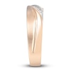 Thumbnail Image 3 of Previously Owned Men's Diamond Wedding Band 1/15 ct tw Round-cut 10K Rose Gold