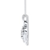 Thumbnail Image 2 of Previously Owned Radiant Reflections Necklace 1/6 ct tw Diamonds 10K White Gold