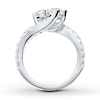 Thumbnail Image 2 of Previously Owned Ever Us Two-Stone Ring 2 ct tw Diamonds 14K White Gold