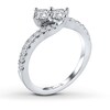 Thumbnail Image 2 of Previously Owned Ever Us Diamond Ring 1 ct tw 14K White Gold