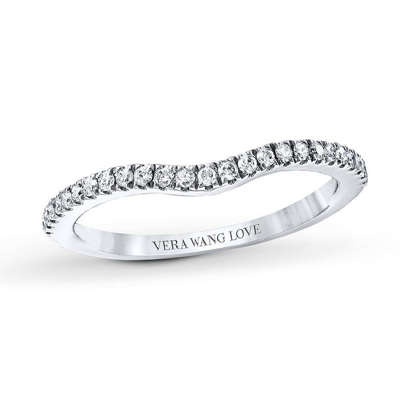 Main Image 3 of Previously Owned Diamond Band 1/6 ct tw Diamonds 14K White Gold