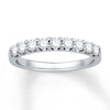 Thumbnail Image 0 of Previously Owned Wedding Band 1/2 ct tw Round-cut Diamonds 14K White Gold