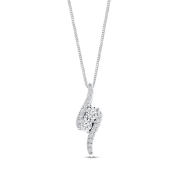 Previously Owned Diamond Necklace 1/4 ct tw 14K White Gold