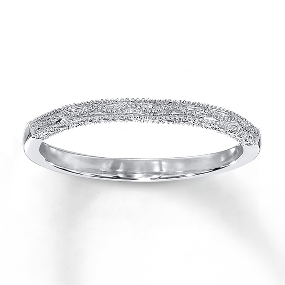 Previously Owned Wedding Band 10K White Gold