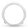 Thumbnail Image 2 of Previously Owned Diamond Enhancer Ring 1/2 ct tw Round & Baguette-cut 14K White Gold