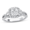 Thumbnail Image 1 of Previously Owned Diamond Engagement Ring 1-1/5 ct tw Round-cut 14K White Gold