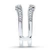 Thumbnail Image 3 of Previously Owned Diamond Enhancer Ring 1/4 ct tw Round-cut 14K White Gold