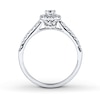 Thumbnail Image 2 of Previously Owned Diamond Engagement Ring 3/8 ct tw Round-cut 10K White Gold