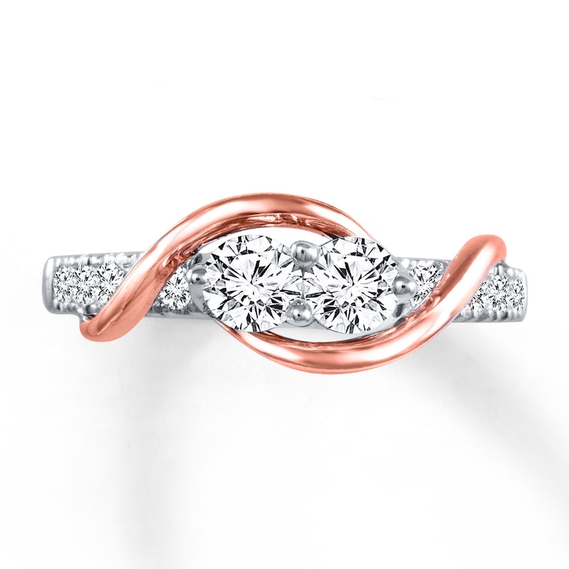 Previously Owned Ever Us Diamond Ring 3/4 ct tw 14K Two-Tone Gold