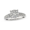 Thumbnail Image 0 of Previously Owned Diamond Promise Ring 3/8 ct tw Round-cut 10K White Gold