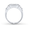 Thumbnail Image 2 of Previously Owned Men's Diamond Wedding Band 2 ct tw Round-cut 14K White Gold