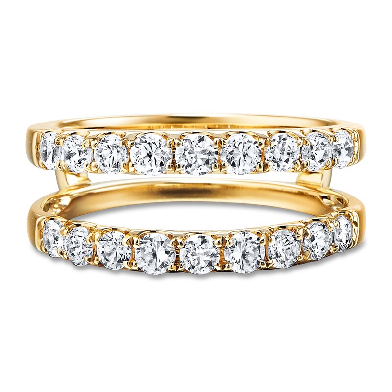 Main Image 4 of Previously Owned Diamond Enhancer Ring 1 ct tw Round-cut 14K Yellow Gold