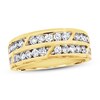 Thumbnail Image 1 of Previously Owned Men's Wedding Band 1 ct tw Round-cut Diamonds 14K Yellow Gold