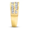 Thumbnail Image 2 of Previously Owned Men's Wedding Band 1 ct tw Round-cut Diamonds 14K Yellow Gold