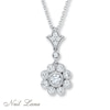 Thumbnail Image 1 of Previously Owned Necklace 1/2 ct tw Diamonds 14K White Gold