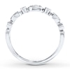 Thumbnail Image 2 of Previously Owned Diamond Anniversary Band 1/10 ct tw Round-cut 10K White Gold Size 5
