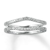 Thumbnail Image 1 of Previously Owned Diamond Enhancer Ring 1/4 ct tw Round-cut 14K White Gold - Size 3.25