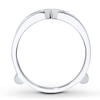 Thumbnail Image 1 of Previously Owned Diamond Enhancer Ring 1/4 ct tw Round-cut 14K White Gold - Size 8.25