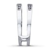 Thumbnail Image 2 of Previously Owned Diamond Enhancer Ring 1/4 ct tw Round-cut 14K White Gold - Size 8.25
