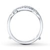 Thumbnail Image 1 of Previously Owned Diamond Enhancer Ring 1/5 ct tw Round-cut 14K White Gold - Size 4.25