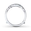 Thumbnail Image 2 of Previously Owned Diamond Enhancer Ring 1/5 ct tw Round-cut 14K White Gold - Size 10