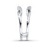 Thumbnail Image 3 of Previously Owned Diamond Enhancer Ring 1/5 ct tw Round-cut 14K White Gold - Size 10