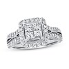 Previously Owned Diamond Engagement Ring 1 ct tw Princess & Round-cut 14K White Gold