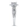 Previously Owned Diamond Engagement Ring 1 ct tw Princess & Round-cut 14K White Gold