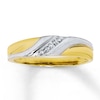Thumbnail Image 1 of Previously Owned Men's Diamond Band Round-Cut 10K Yellow Gold - Size 6.75