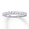 Thumbnail Image 1 of Previously Owned Diamond Anniversary Band 1/2 ct tw Round-cut Platinum - Size 3.5
