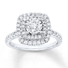 Thumbnail Image 1 of Previously Owned Diamond Engagement Ring 1 ct tw Round-cut 14K White Gold - Size 9